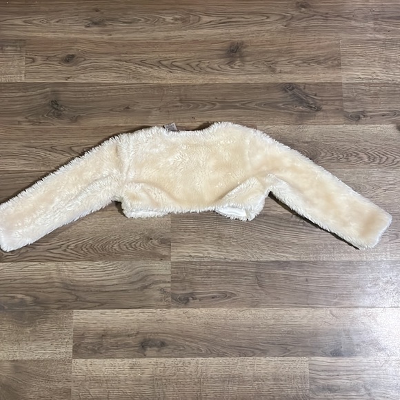 Blueberi Boulevard Fuzzy Jacket Size 6/6x - Picture 2 of 3